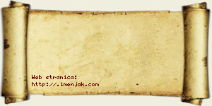 Isidora Damnjanović vizit kartica